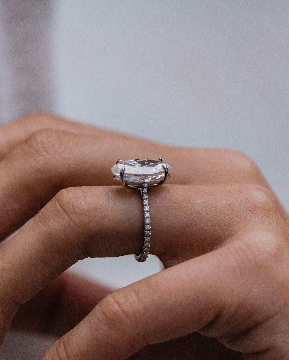 Marquise Cut Labgrown Engagement Ring