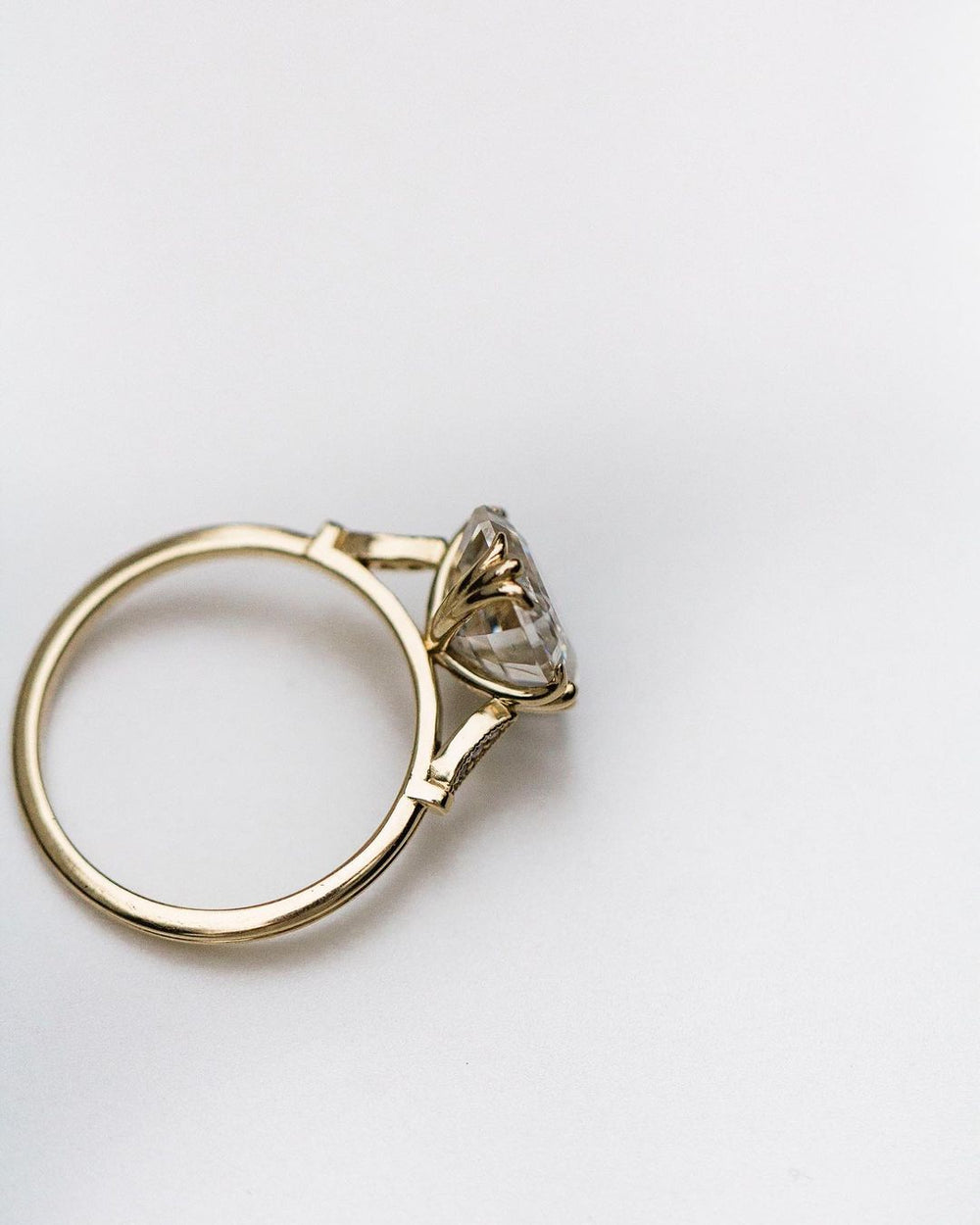 Emerald Cut Labgrown Engagement Ring