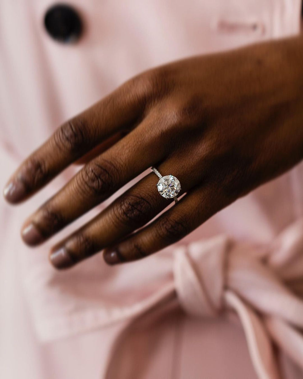 Round Brilliant Cut Labgrown Engagement Ring