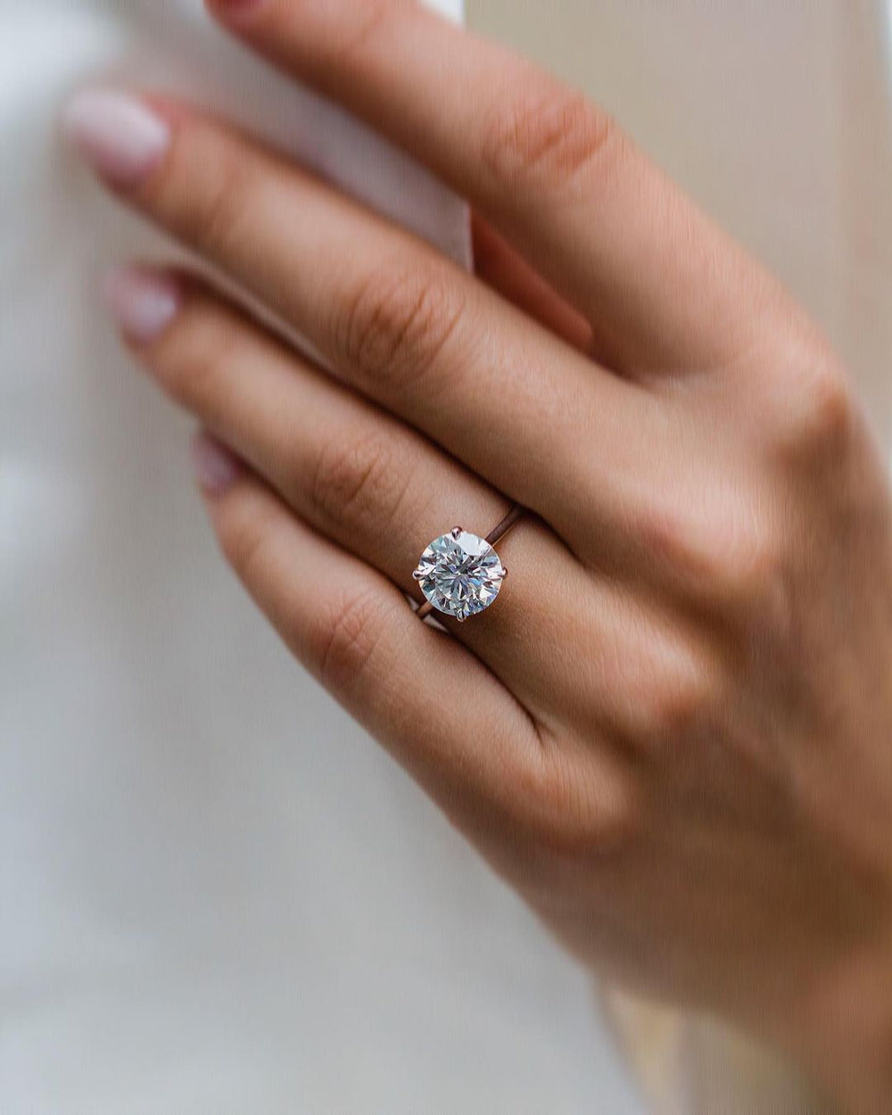 Round Brilliant Cut Labgrown Engagement Ring