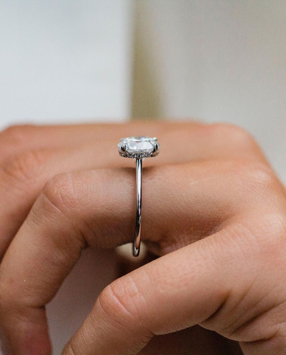 Round Brilliant Cut Labgrown Engagement Ring
