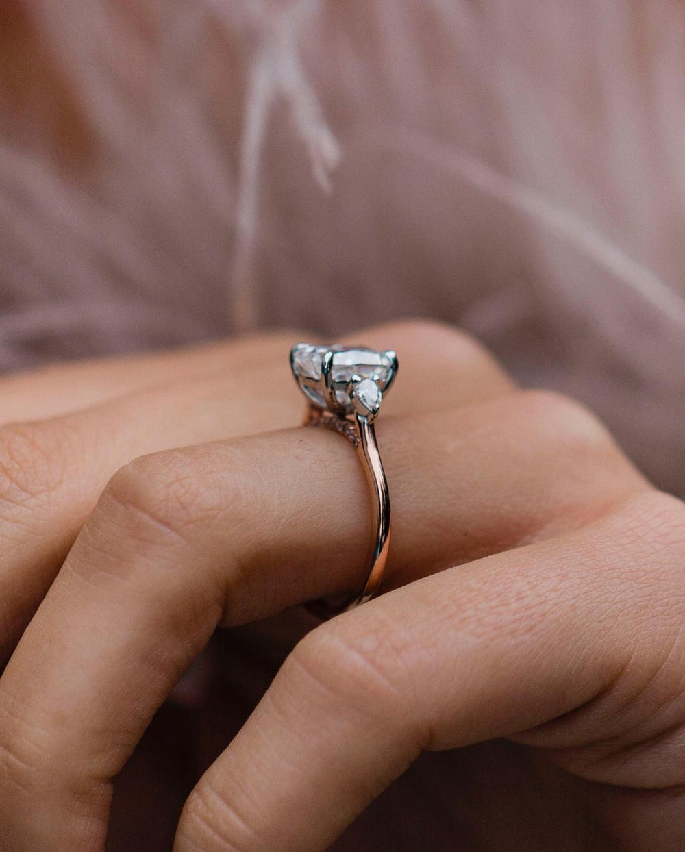 Cushion Cut Labgrown Ring