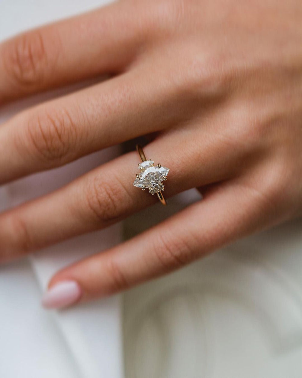 Marquise Cut Labgrown Engagement Ring