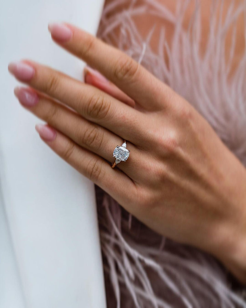 Cushion Cut Labgrown Ring