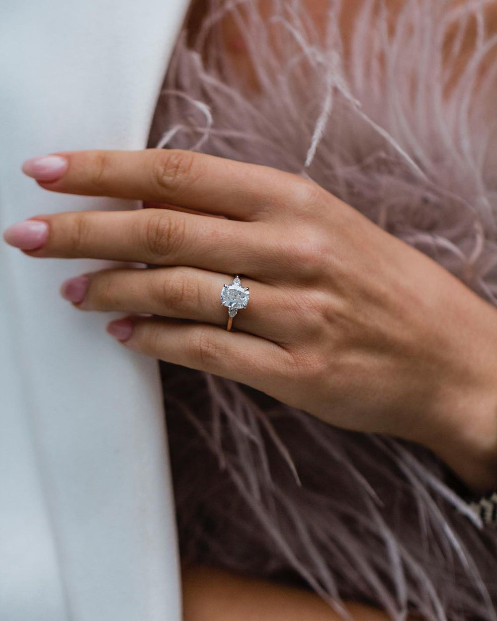 Cushion Cut Labgrown Ring