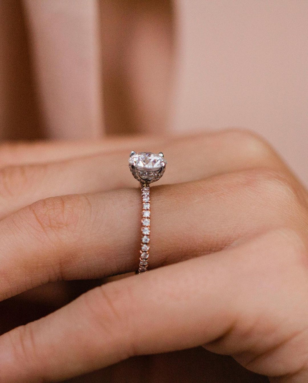Round Brilliant Cut Labgrown Engagement Ring