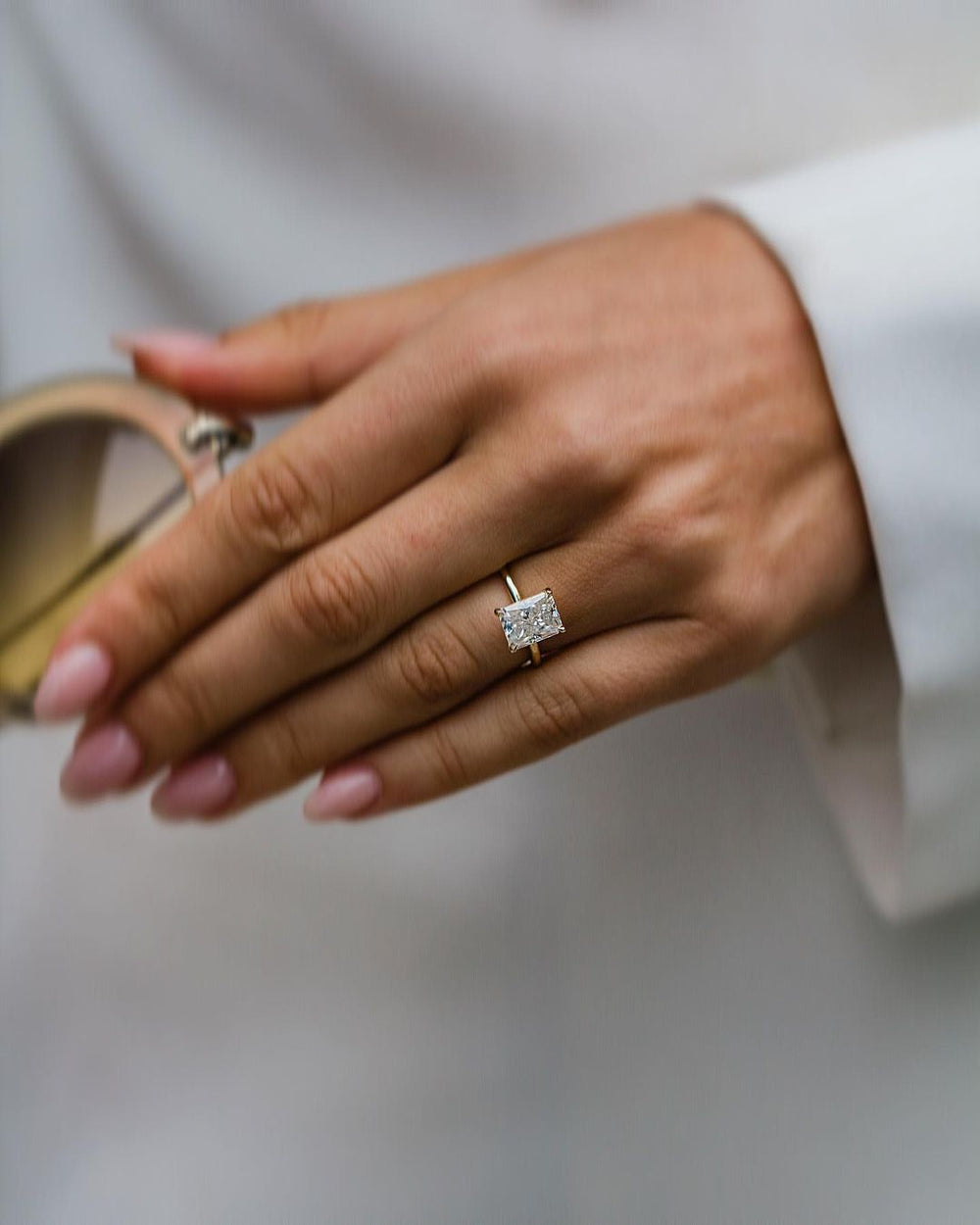Radiant Cut Labgrown Ring