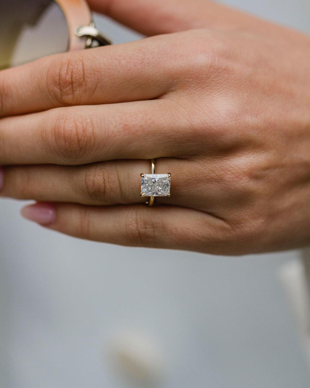 Radiant Cut Labgrown Ring