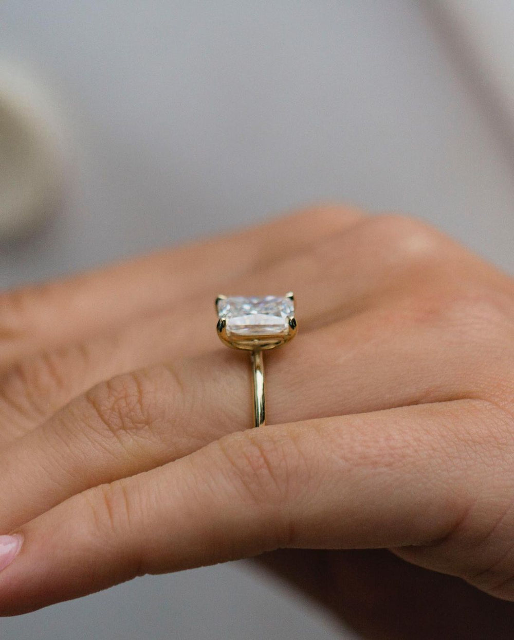 Radiant Cut Labgrown Ring
