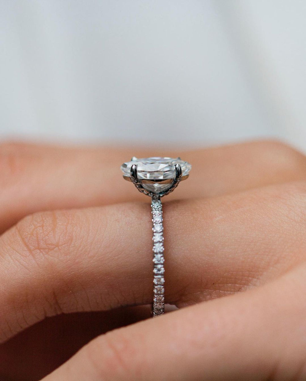 Marquise Cut Labgrown Engagement Ring