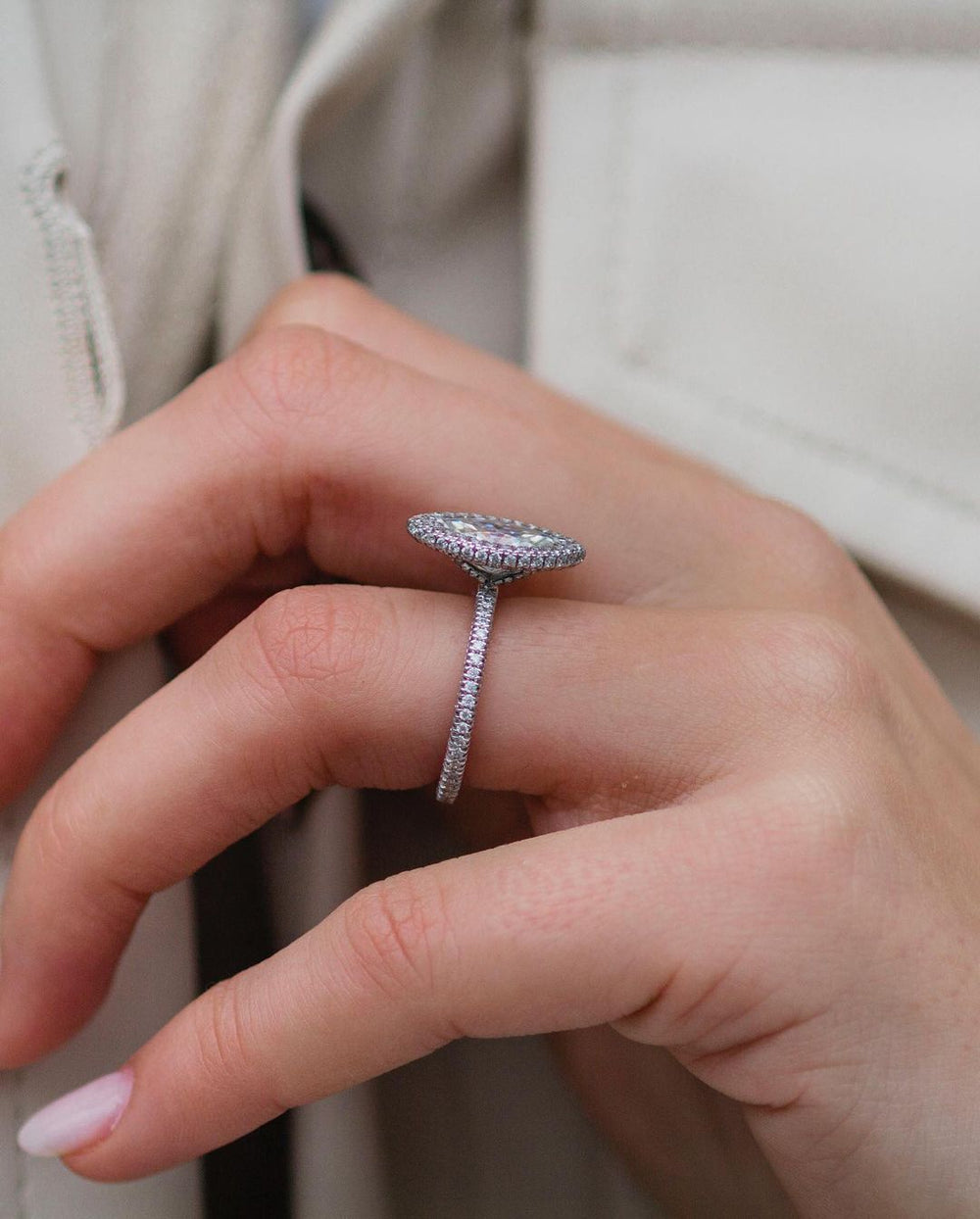 Marquise Cut Labgrown Ring
