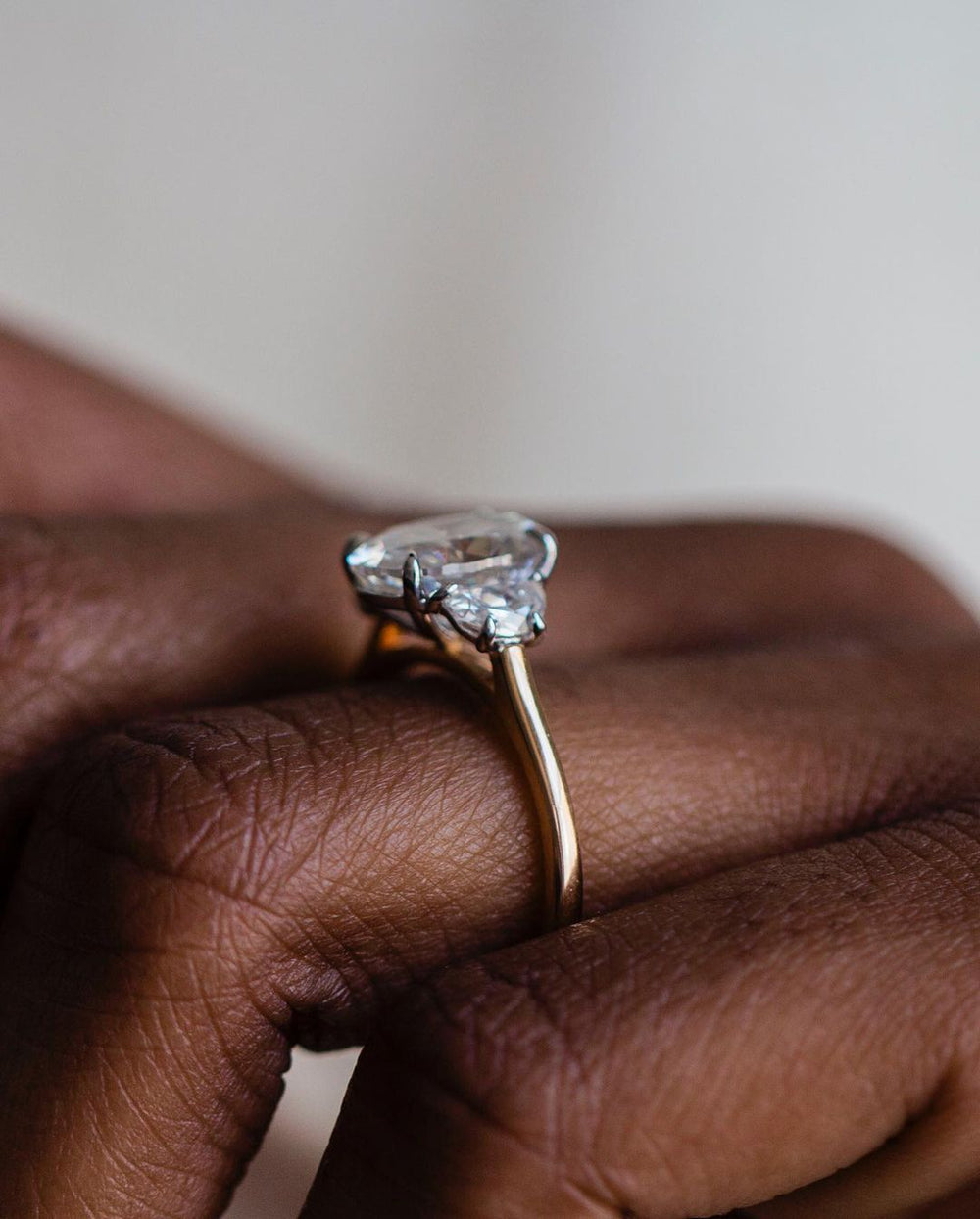 Oval Cut Labgrown Engagement Ring