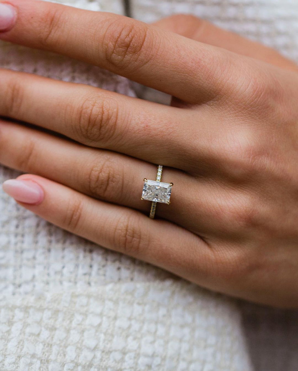 Radiant Cut Labgrown Ring