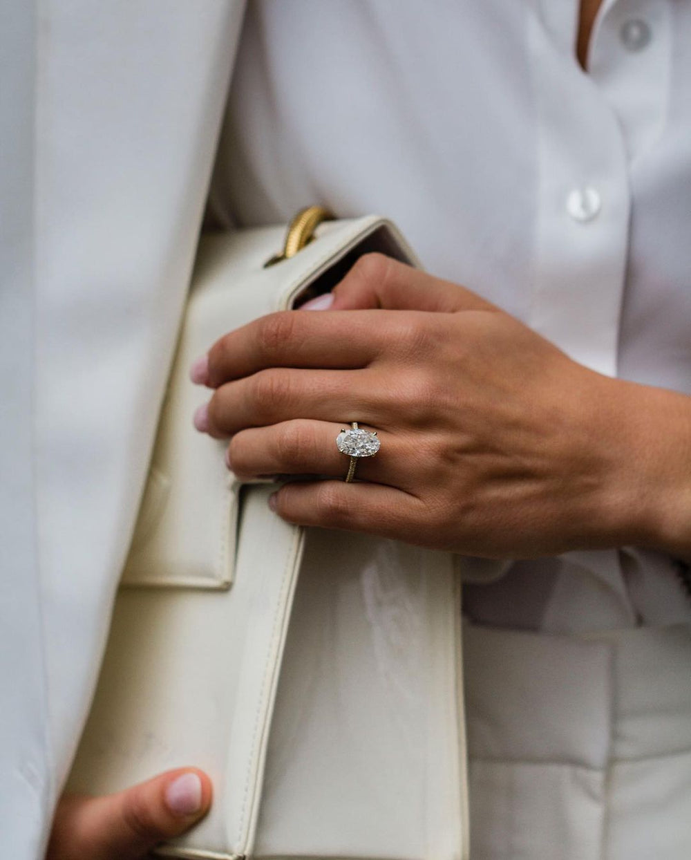 Oval Cut Labgrown Engagement Ring