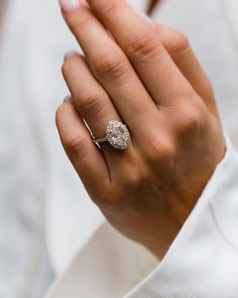 Marquise Cut Labgrown Ring