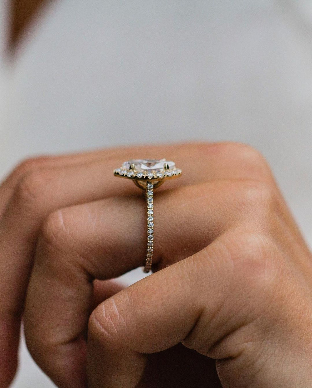 Marquise Cut Labgrown Ring