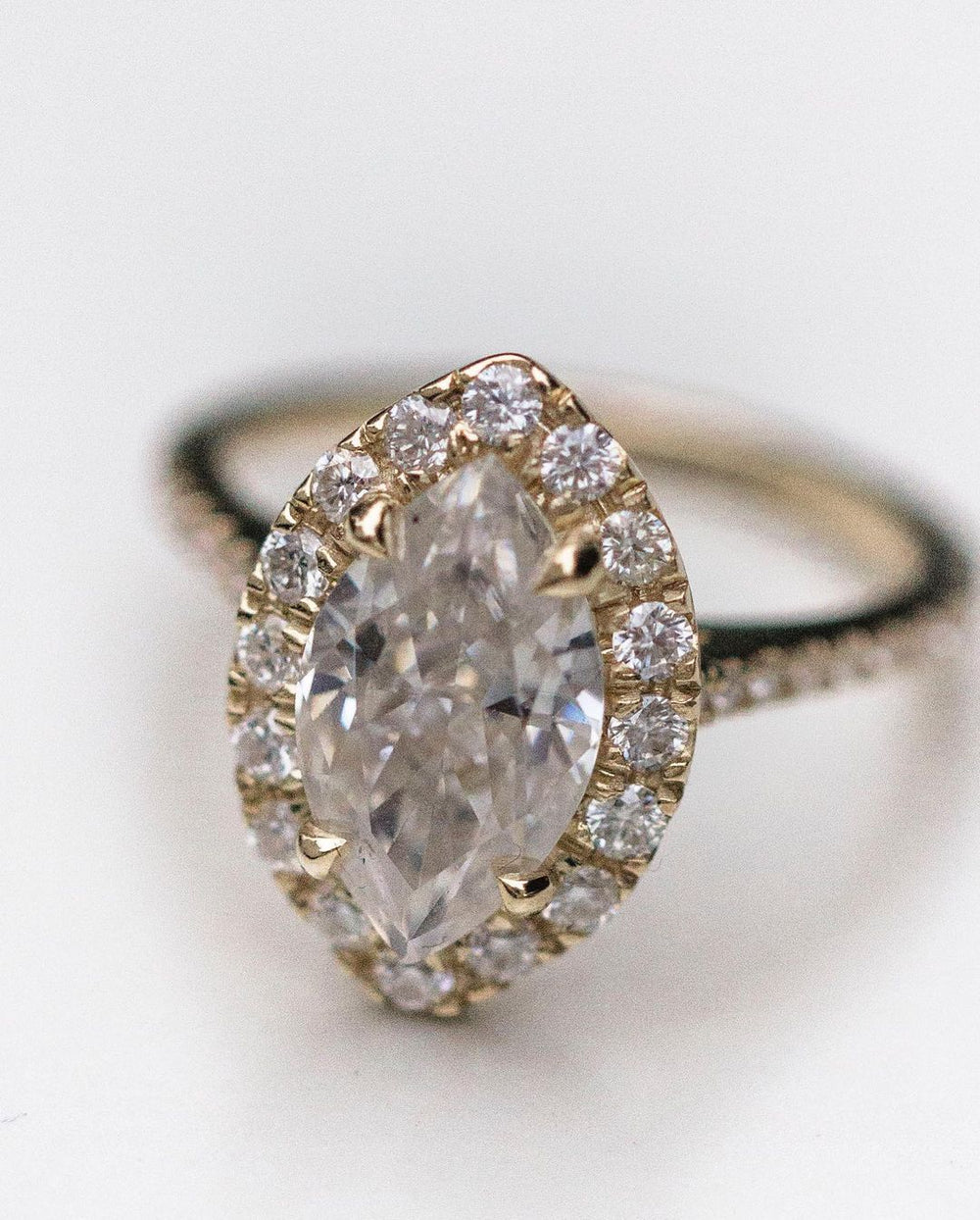 Marquise Cut Labgrown Ring