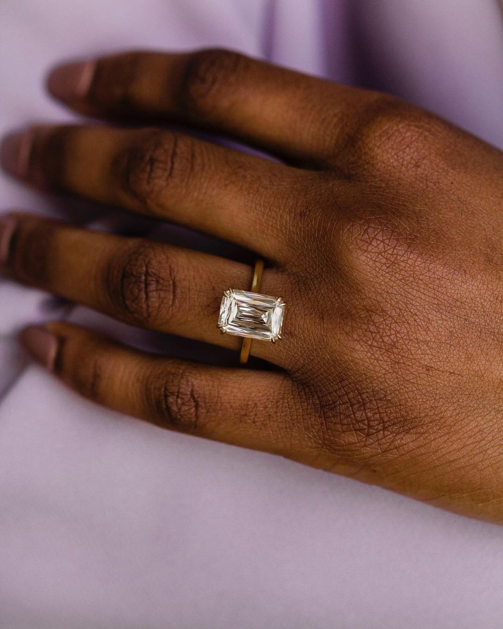 X-Facet Cut Labgrown Engagement Ring