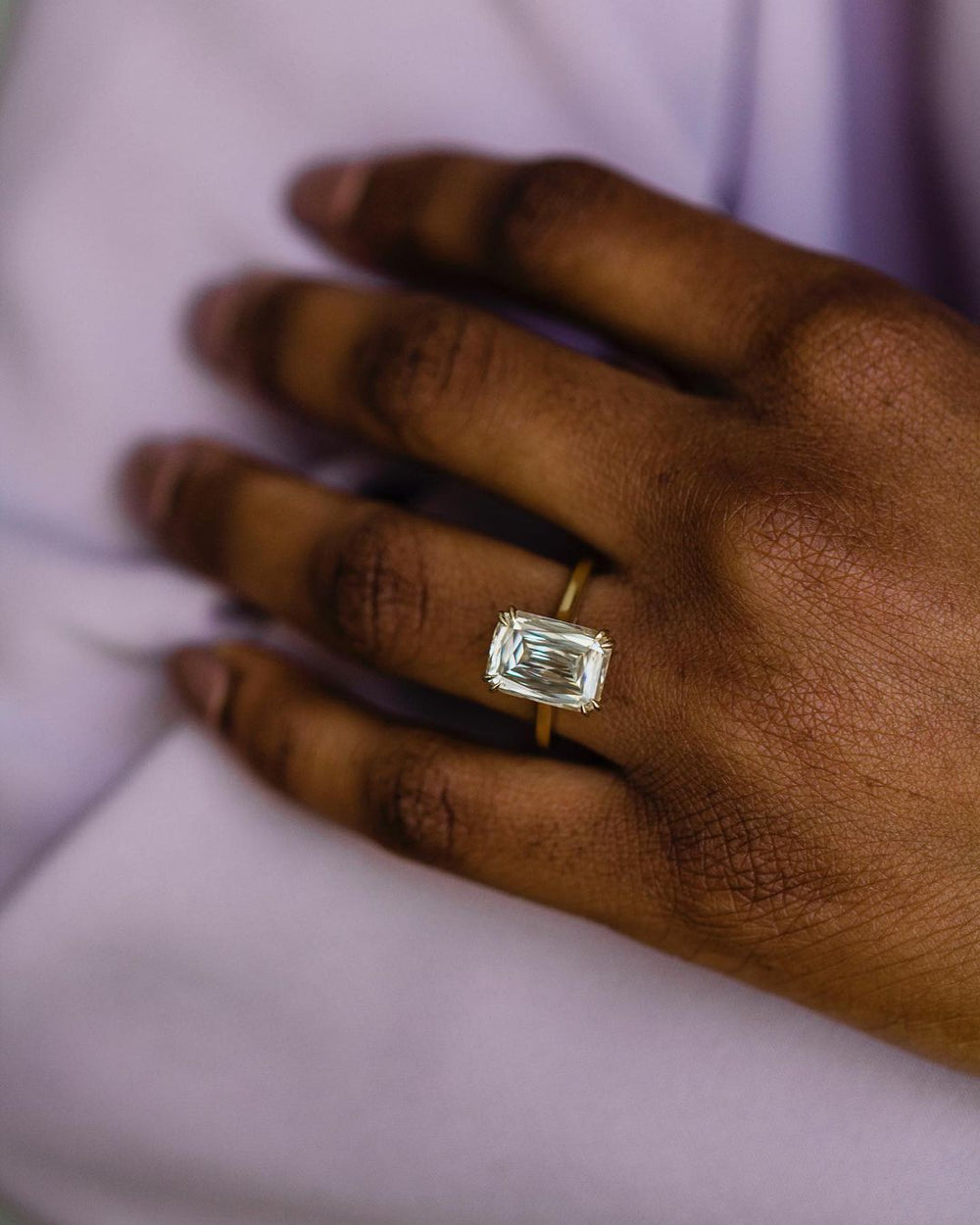 X-Facet Cut Labgrown Engagement Ring