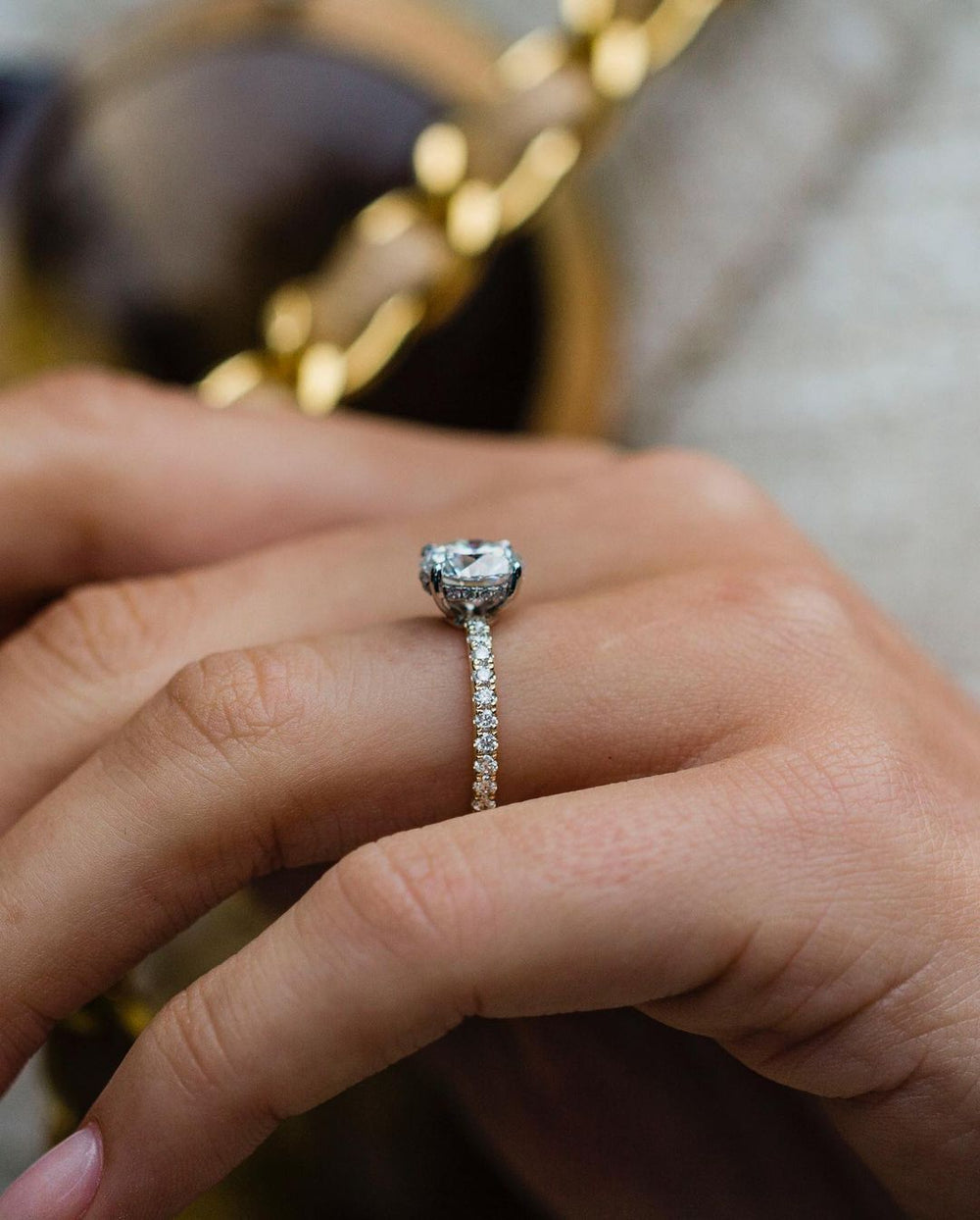 Round Brilliant Cut Labgrown Ring