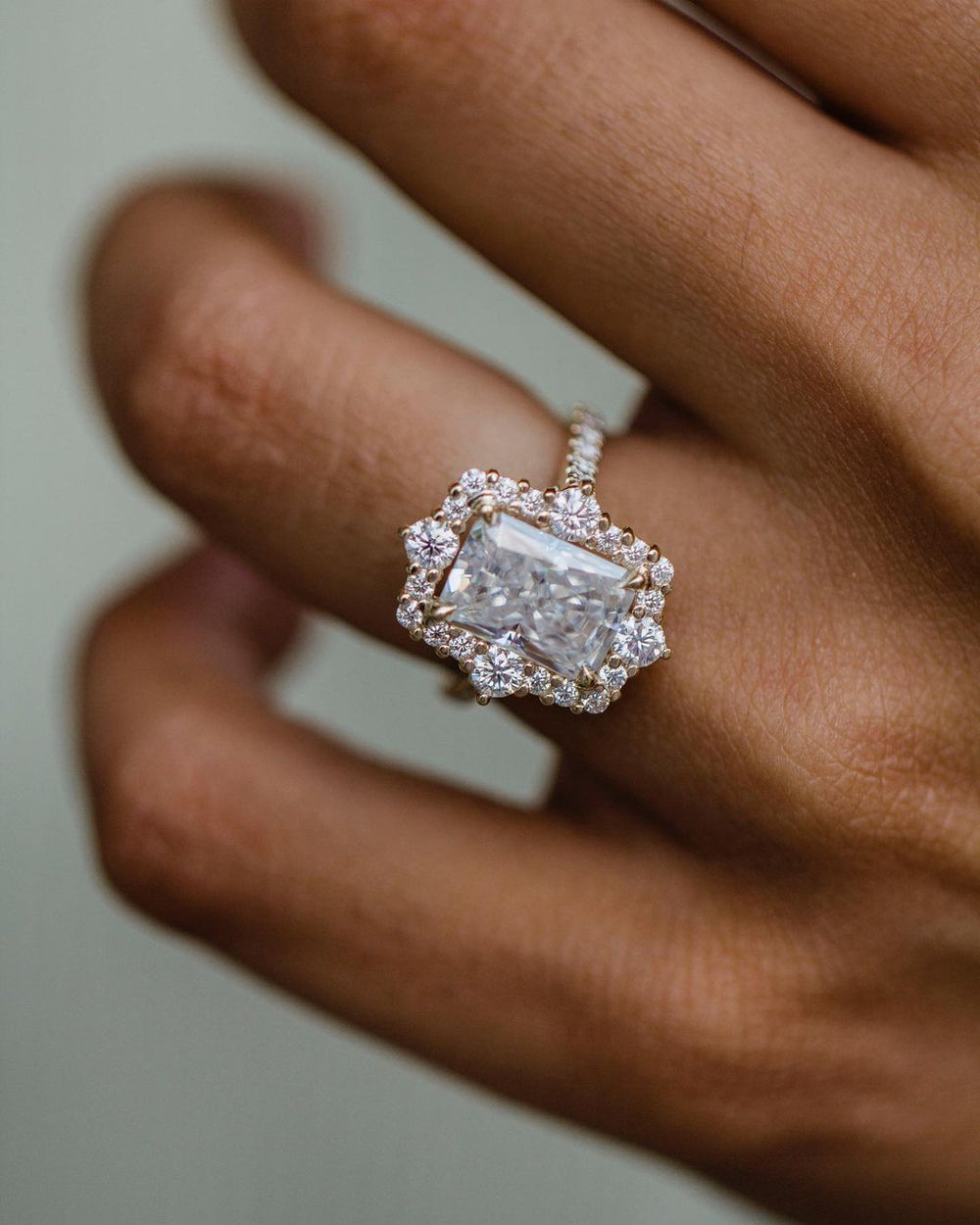 Radiant Cut Labgrown Ring