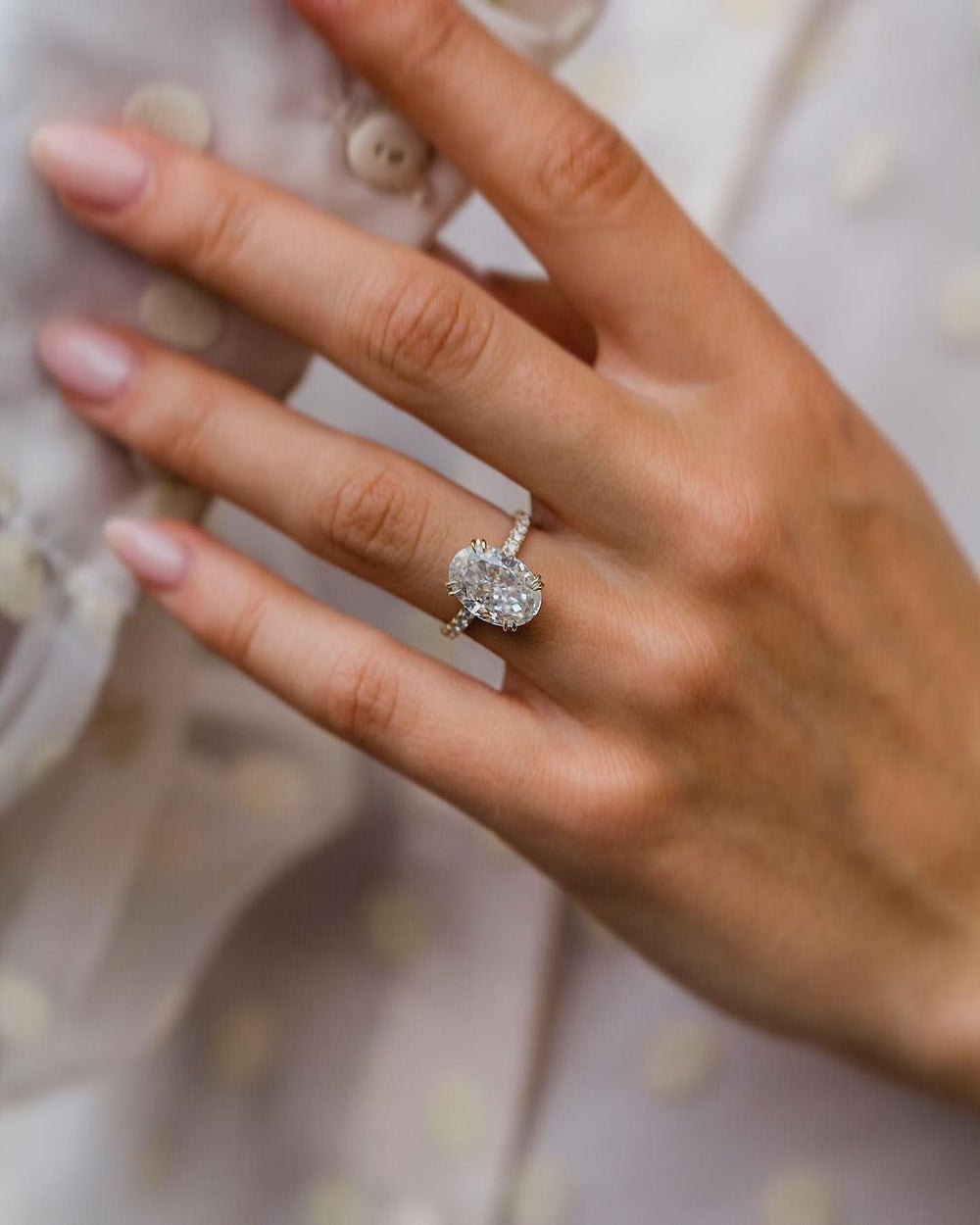 Oval Cut Labgrown Ring