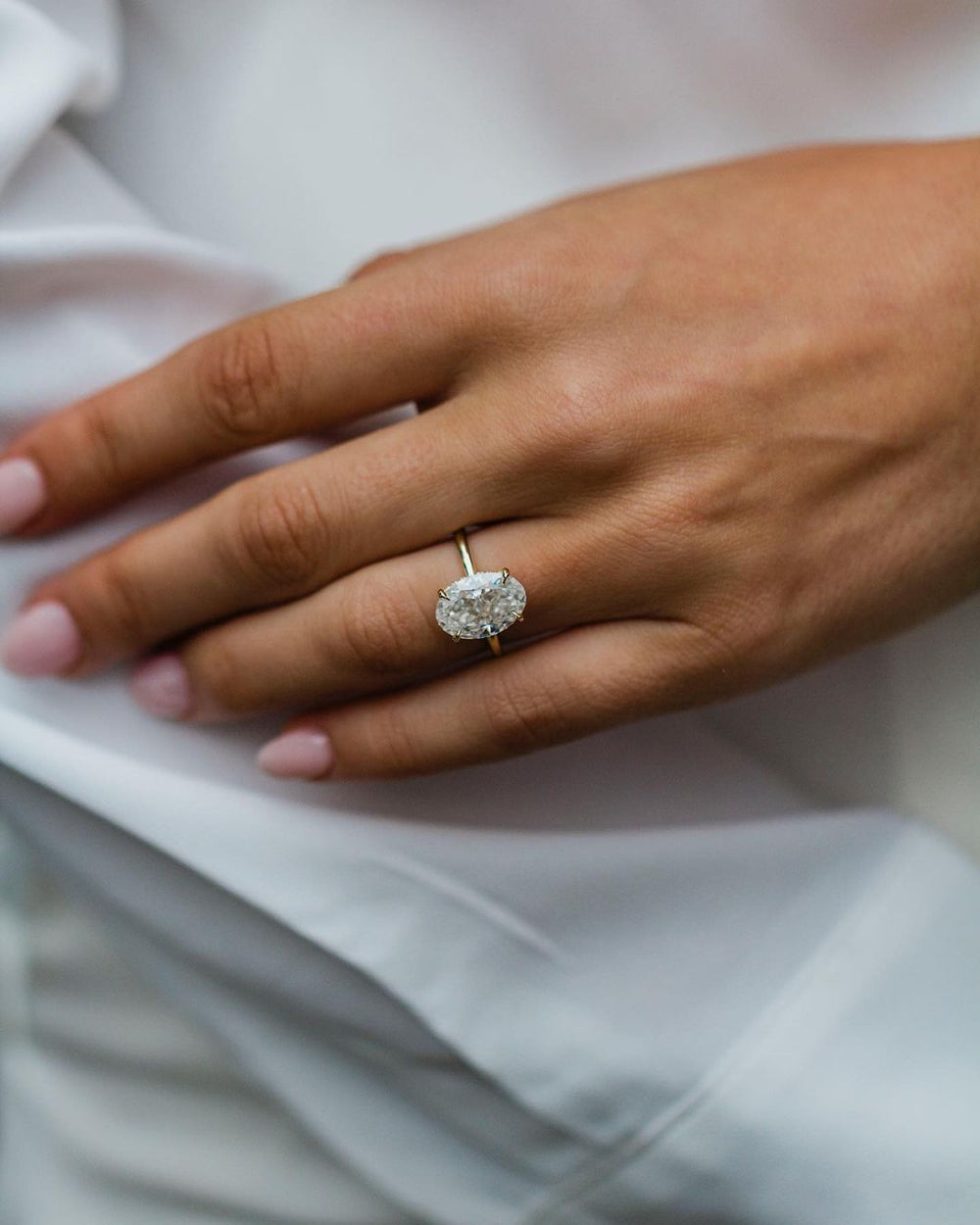 Oval Cut Labgrown Ring