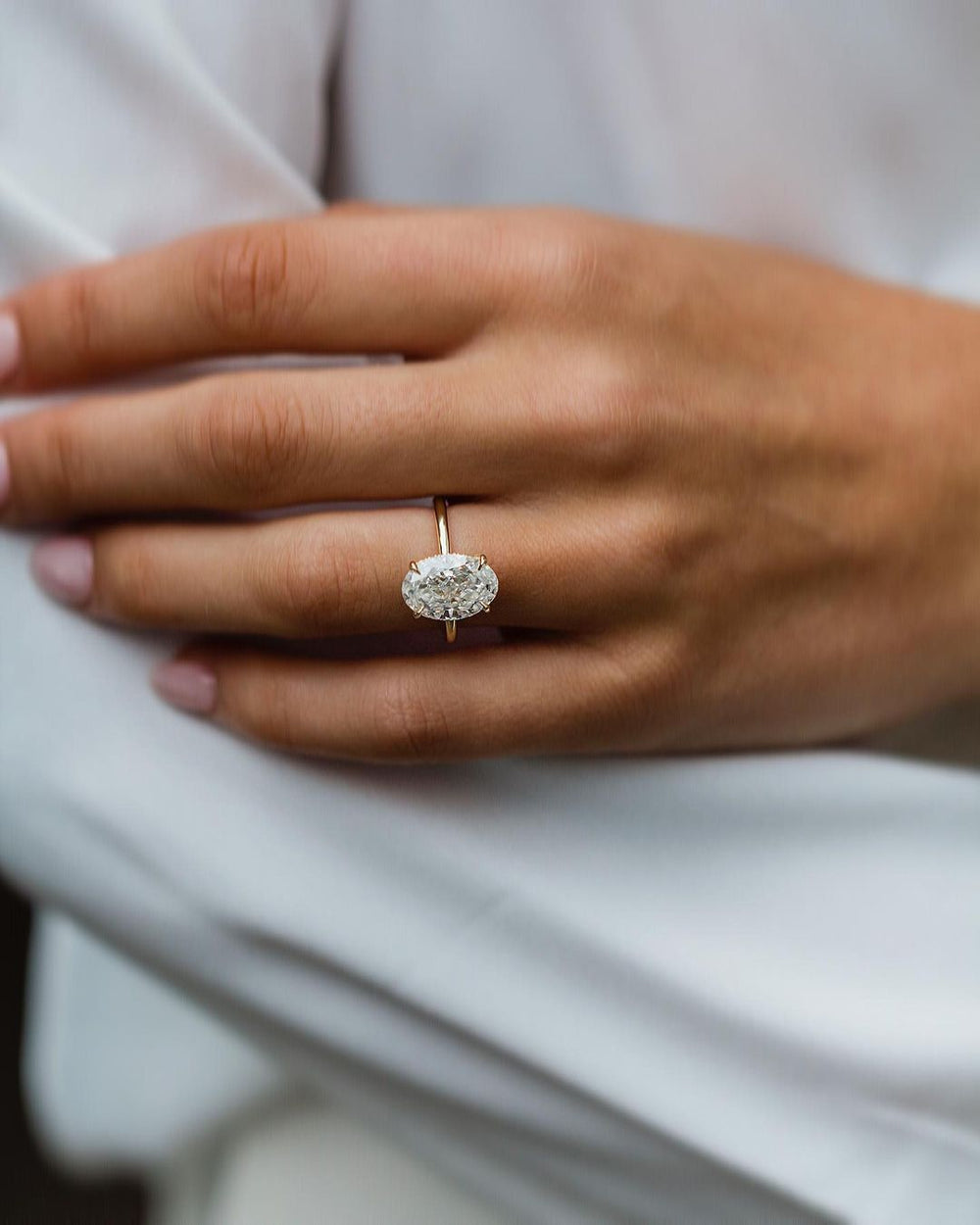Oval Cut Labgrown Ring