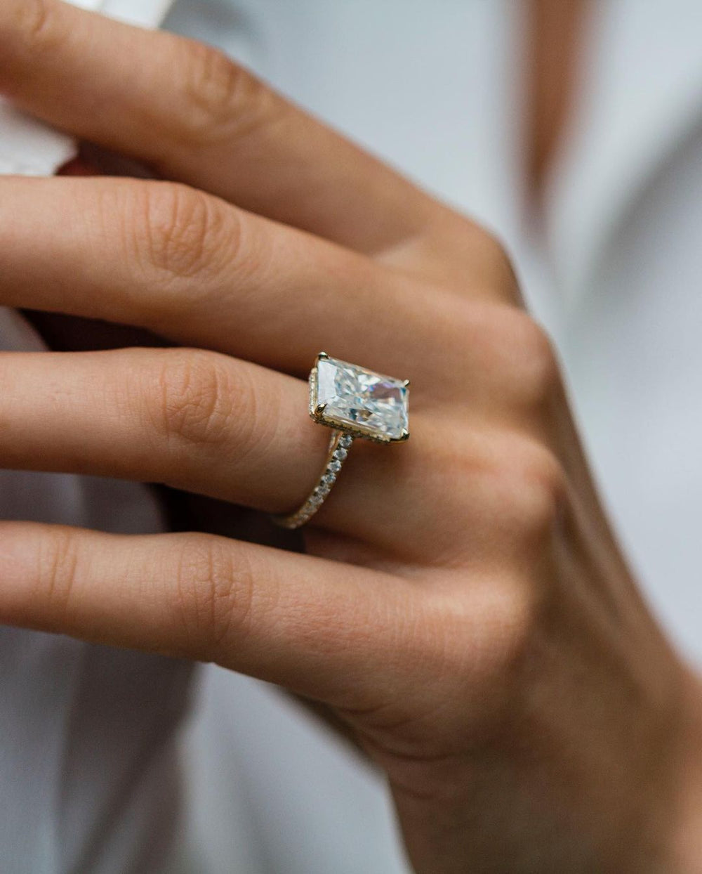 Radiant Cut Labgrown Ring