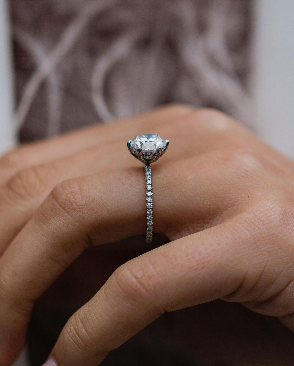 Round Brilliant Cut Labgrown Engagement Ring
