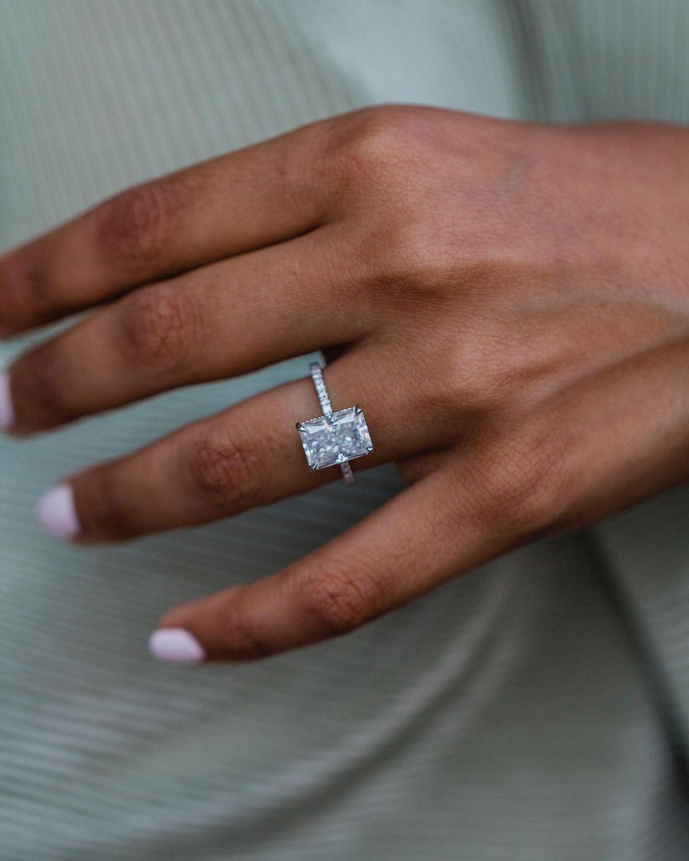 Radiant Cut Labgrown Ring
