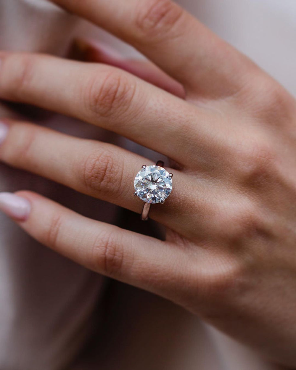 Round Brilliant Cut Labgrown Ring