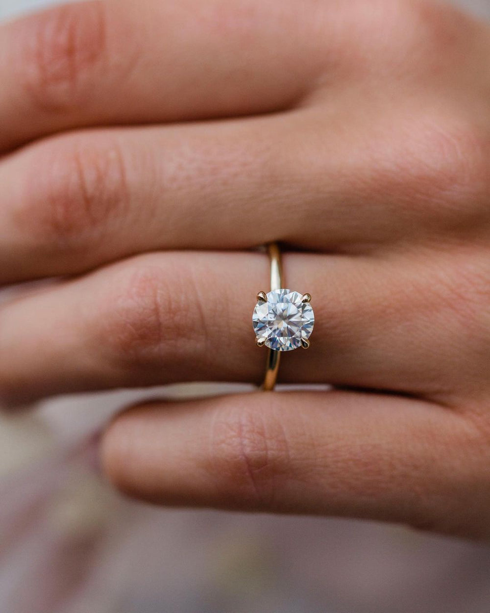 Round Cut Labgrown Ring