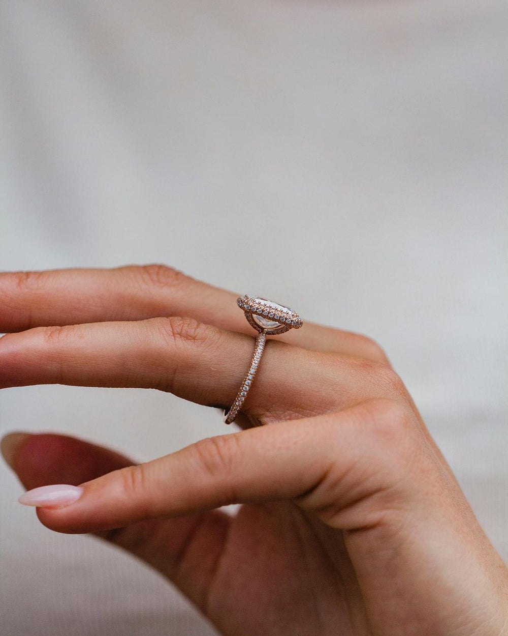 Radiant Cut Labgrown Engagement Ring