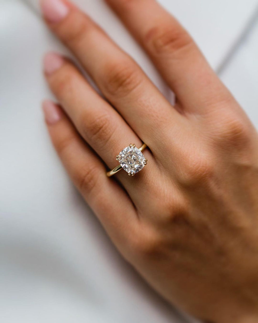 Cushion Cut Labgrown Ring