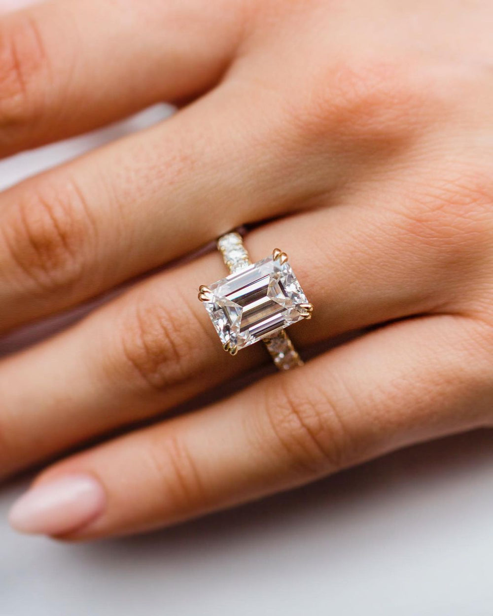 Emerald Cut Labgrown Ring