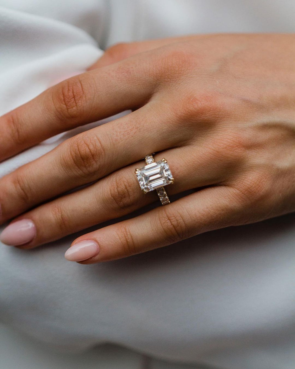 Emerald Cut Labgrown Ring