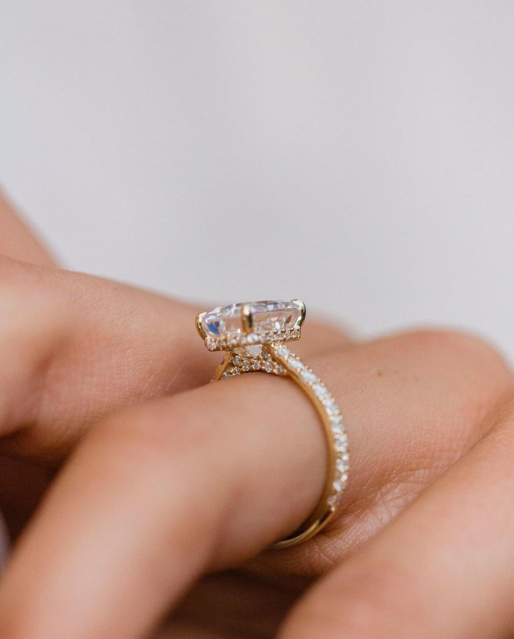 Radiant Cut Labgrown Ring