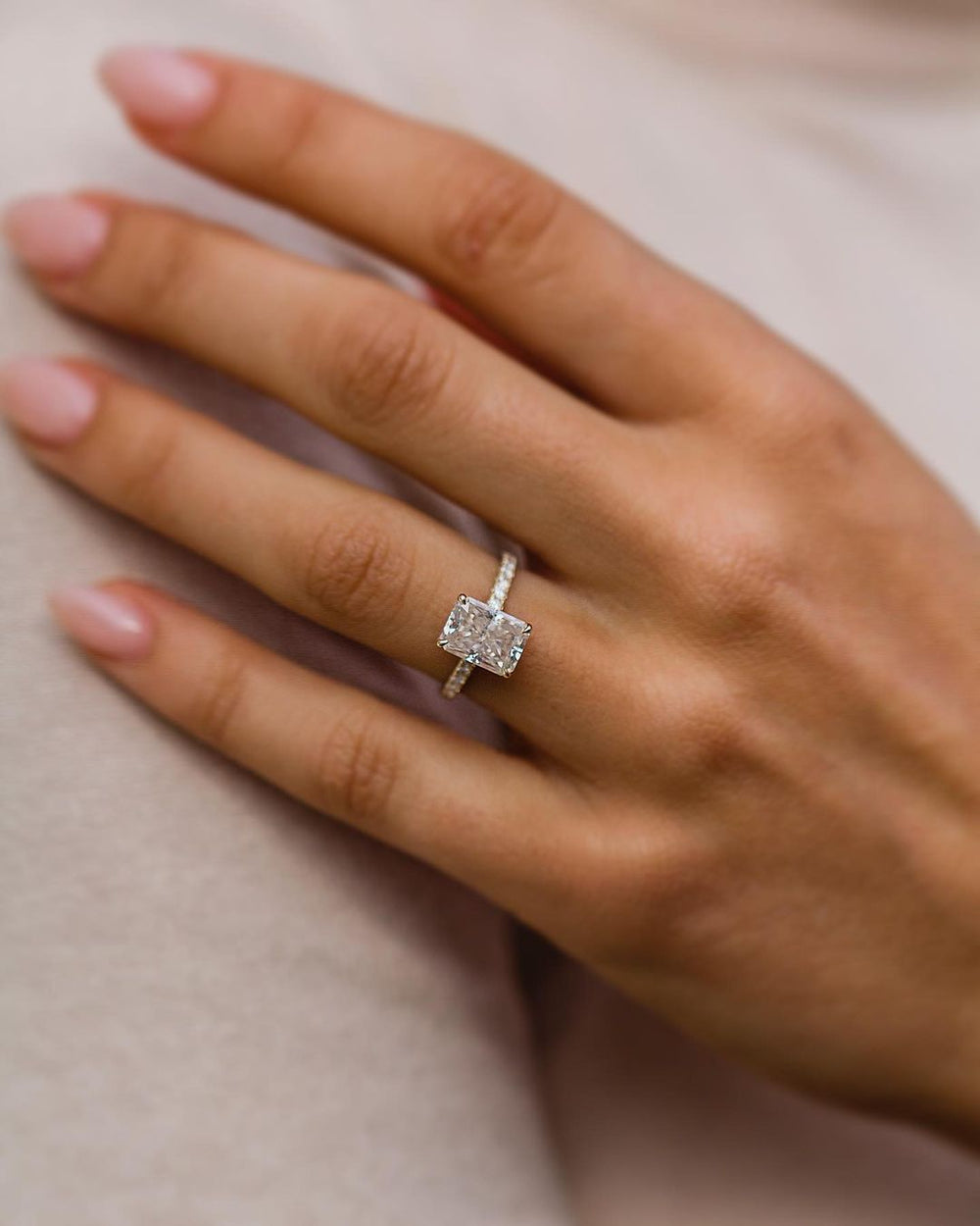 Radiant Cut Labgrown Ring