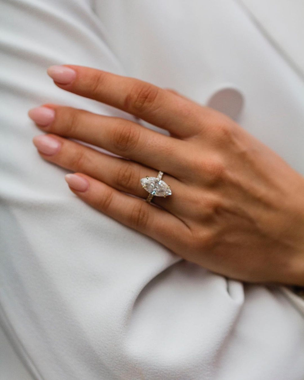 Marquise Cut Labgrown Ring