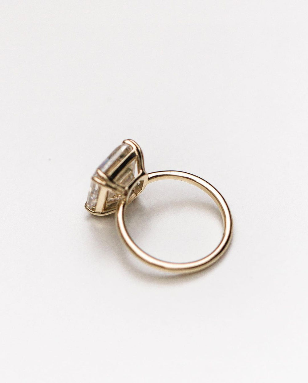 Old Mine Asscher Cut Labgrown Ring