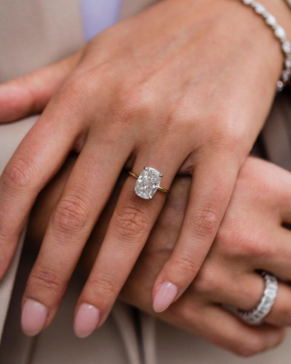 Cushion Cut Labgrown Ring