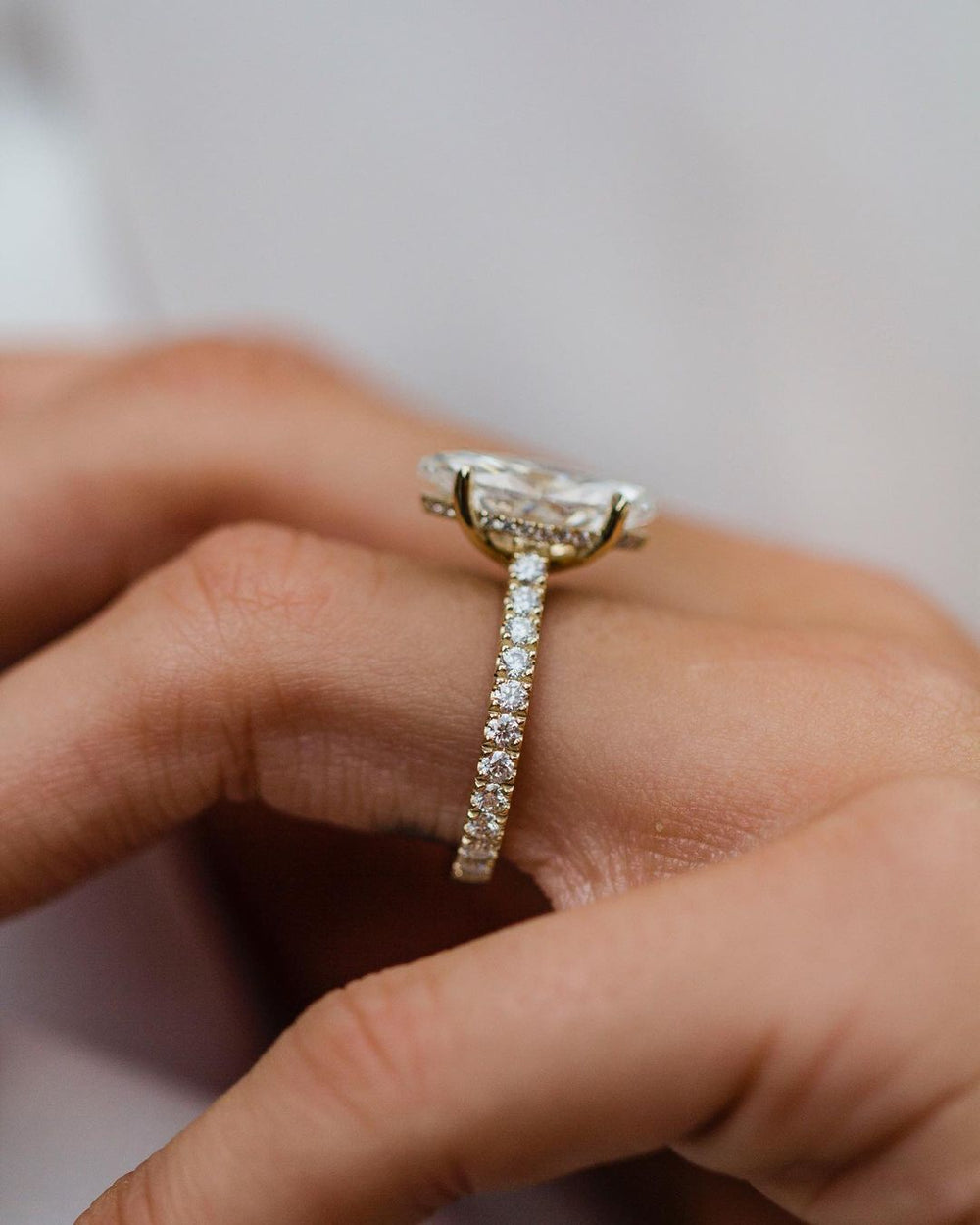 Marquise Cut Labgrown Ring