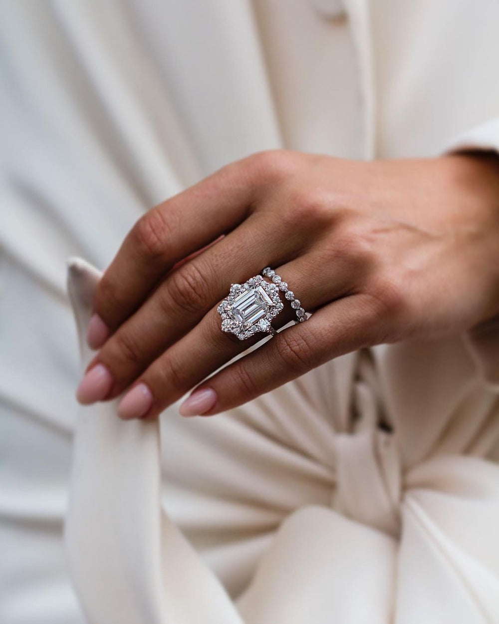 Emerald Cut Labgrown Ring