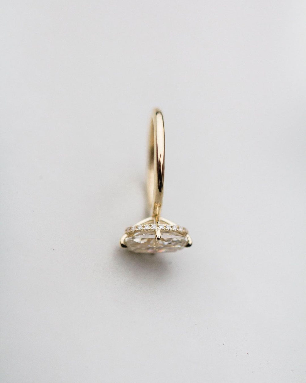 Old Mine Oval Cut Labgrown Ring