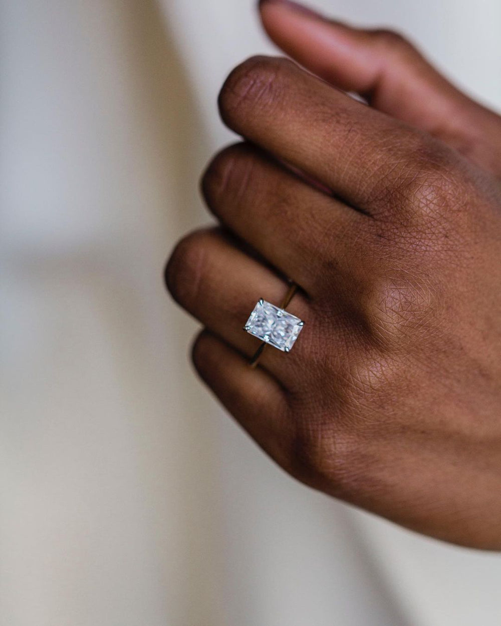 Radiant Cut Labgrown Ring