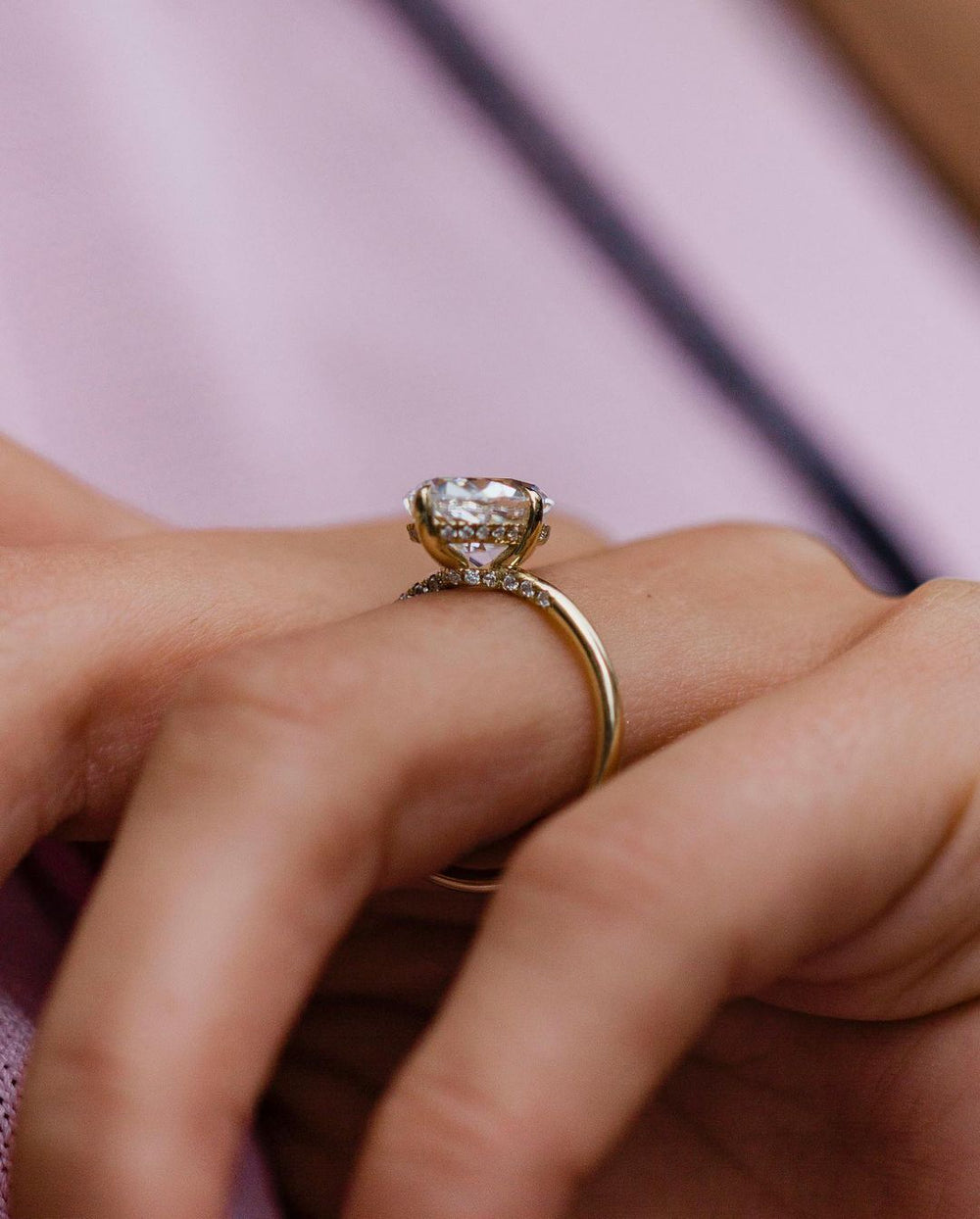 Oval Cut Labgrown Ring