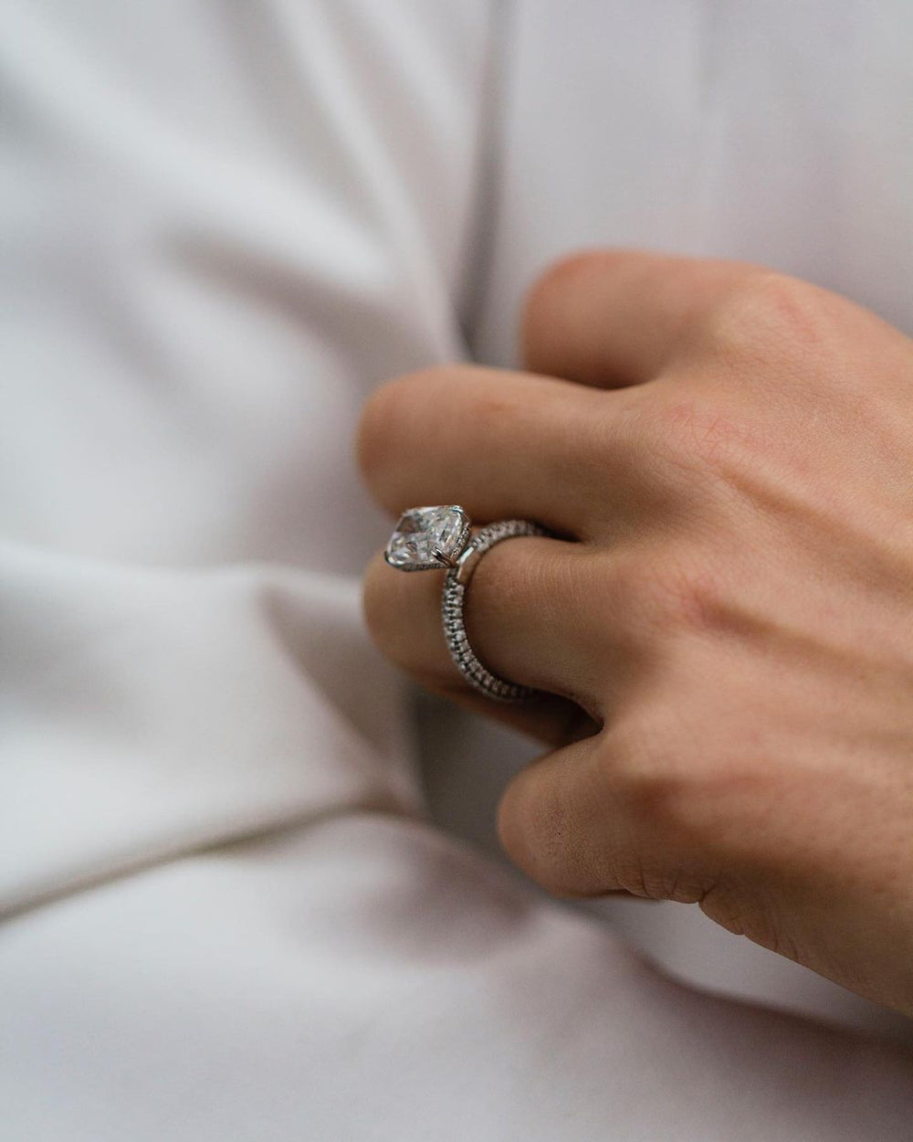 Radiant Cut Labgrown Ring