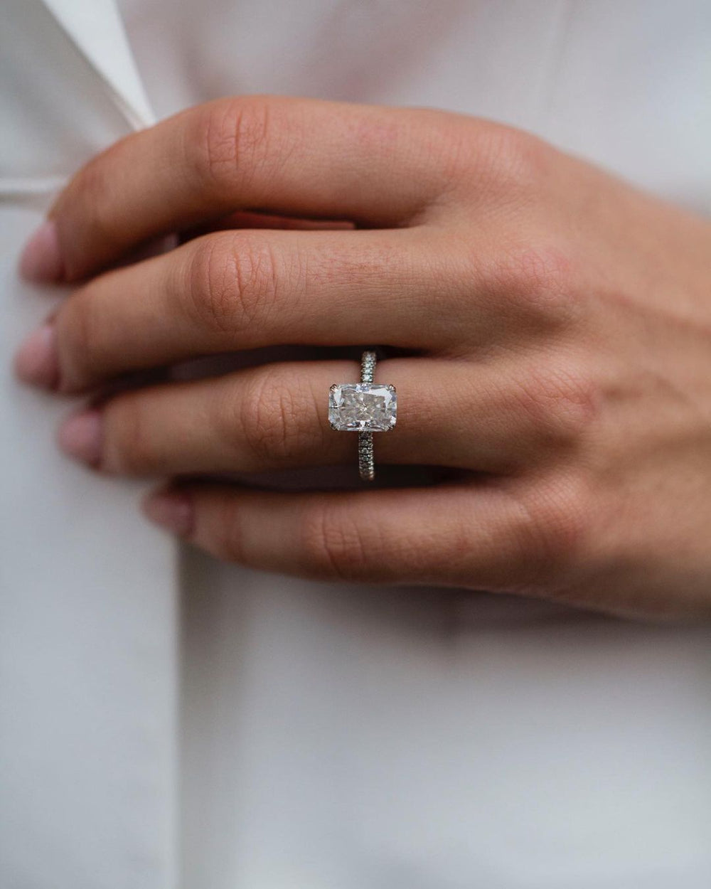 Radiant Cut Labgrown Ring