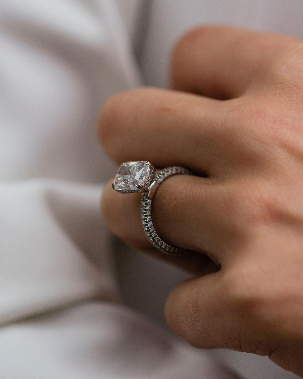 Radiant Cut Labgrown Ring